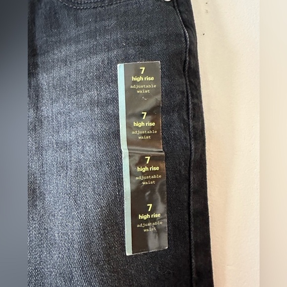 Girls Art Class high rise black jeans 7 NWT - Picture 2 of 3